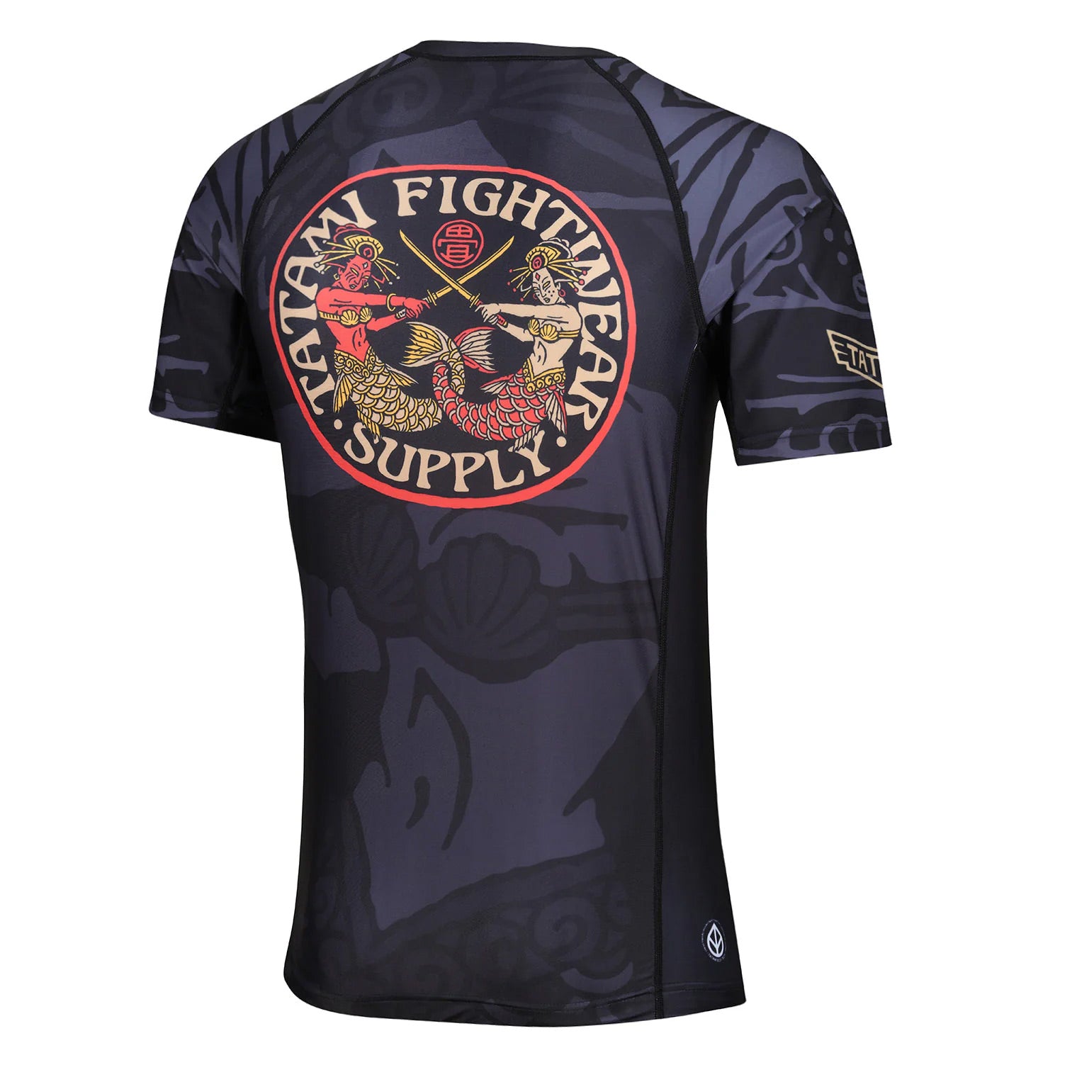 Tatami Duelling Mermaids Edo Tech Recycled Rash Guard - The Fight Club