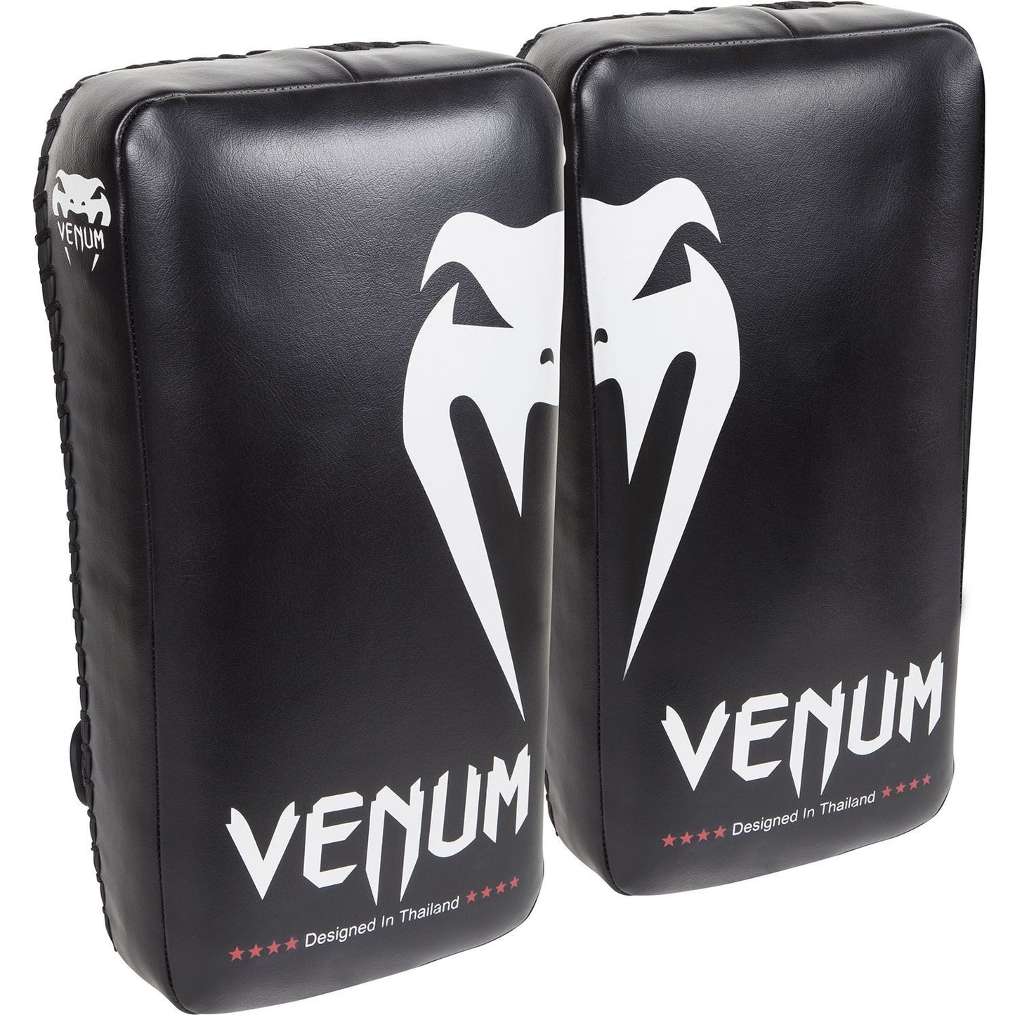 Venum Giant Kick Pads Black/Ice (Pair) - The Fight Club