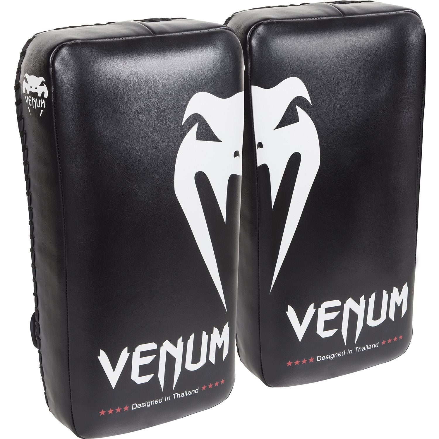 Venum Giant Kick Pads Black/Ice (Pair) - The Fight Club
