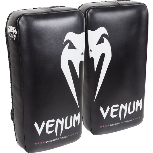 Venum Giant Kick Pads Black/Ice (Pair) - The Fight Club