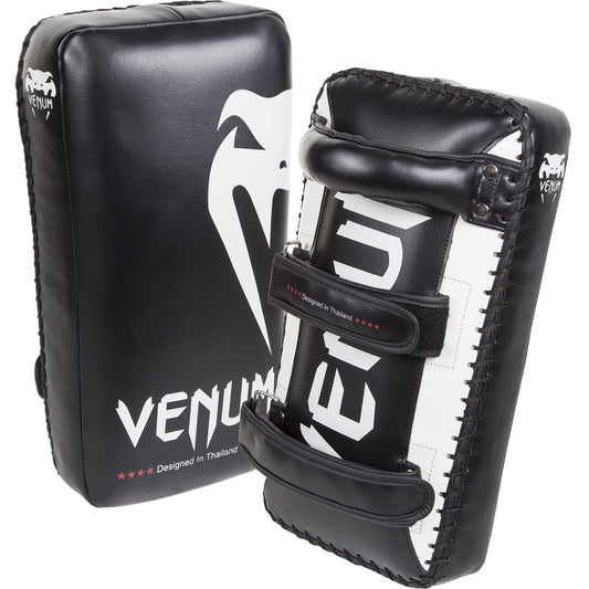 Venum Giant Kick Pads Black/Ice (Pair) - The Fight Club