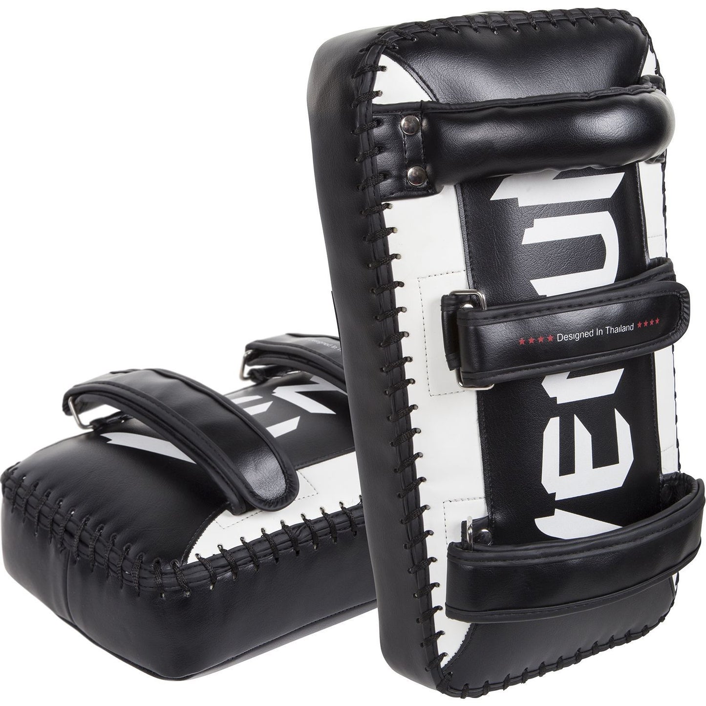 Venum Giant Kick Pads Black/Ice (Pair) - The Fight Club