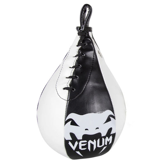 Venum Speed Bag Skintex Leather Black/Ice - The Fight Club