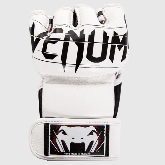 Venum Undisputed 2.0 MMA Gloves Nappa Leather White - The Fight Club