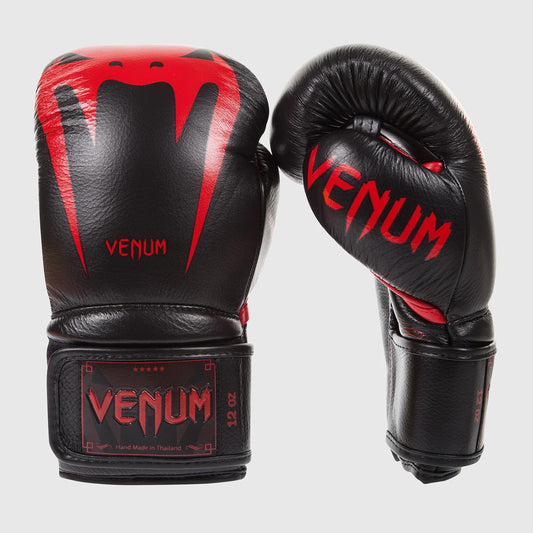 Venum Giant 3.0 Boxing Gloves Nappa Leather Black Devil - The Fight Club
