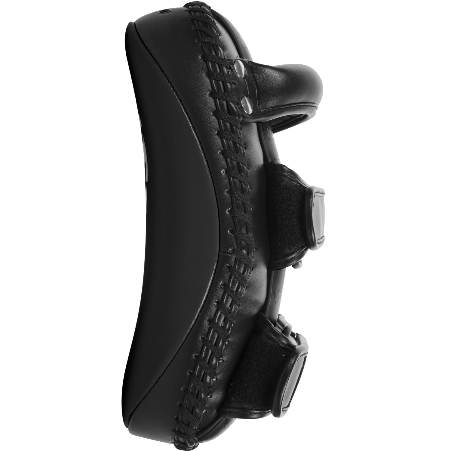 Venum Light Kick Pads Matte Black (Pair) - The Fight Club