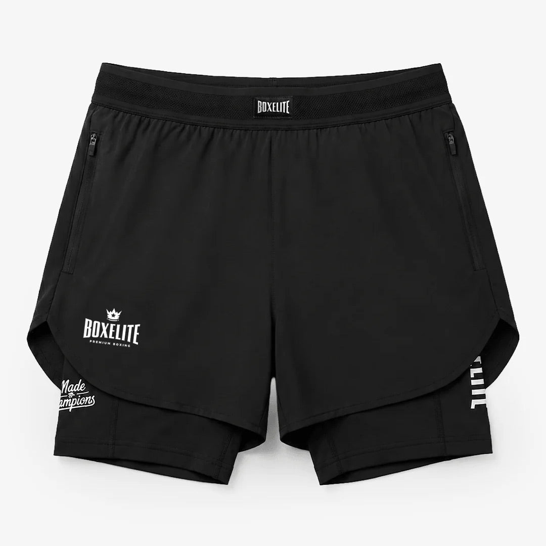 BoxElite FIGHTKNIT 2-in-1 Boxing Shorts - The Fight Cub