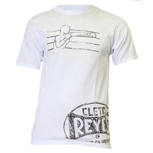 Cleto Reyes Punching Boxer T-Shirt White - The Fight Club