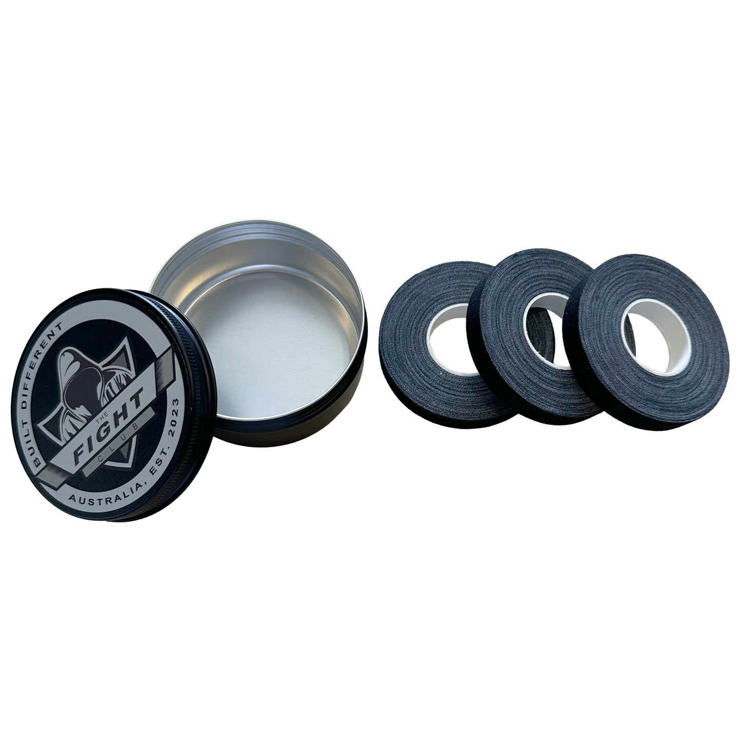 The Fight Club Jiu Jitsu Finger Tape 3 Pack in Tin - The Fight Club