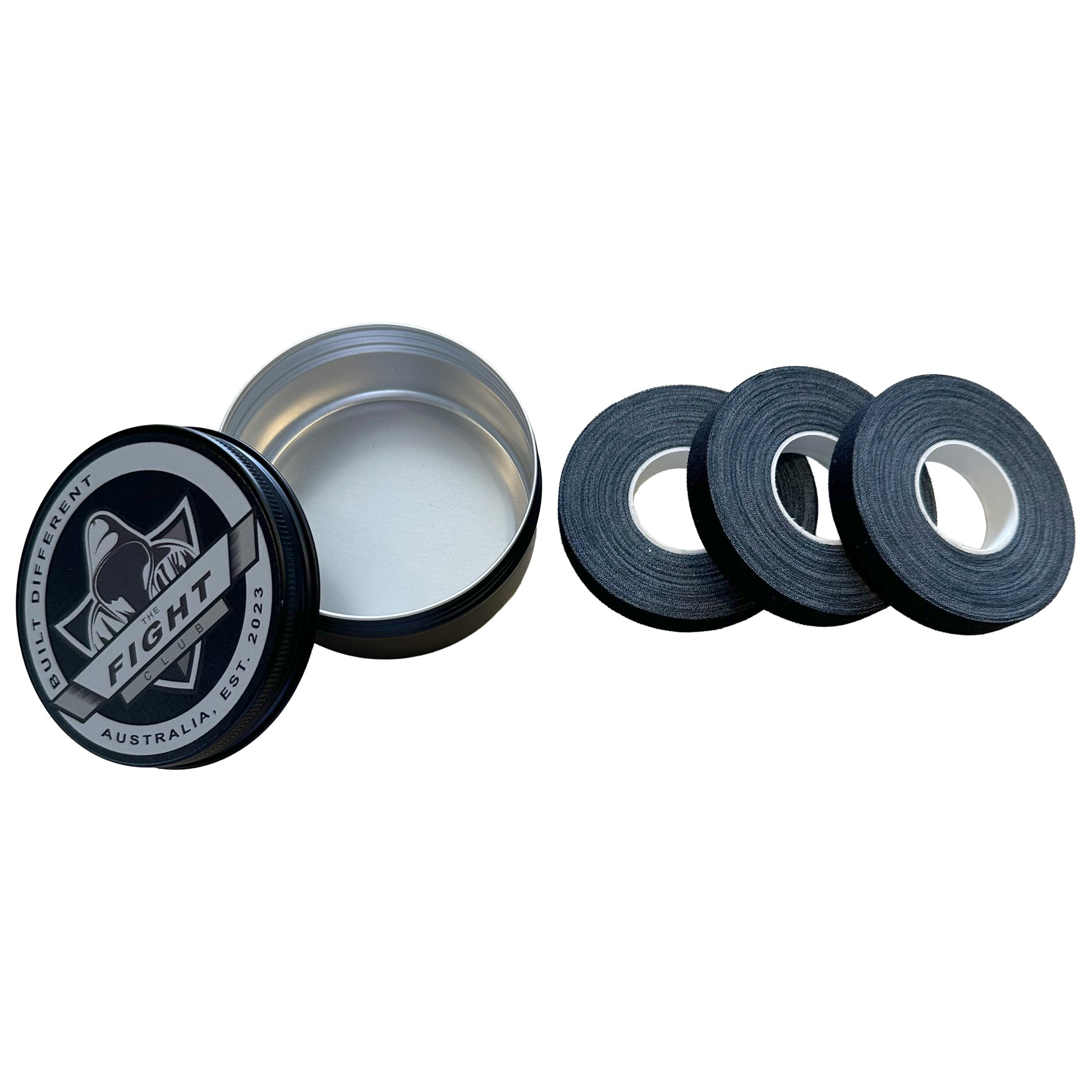 The Fight Club Jiu Jitsu Finger Tape 3 Pack in Tin - The Fight Club