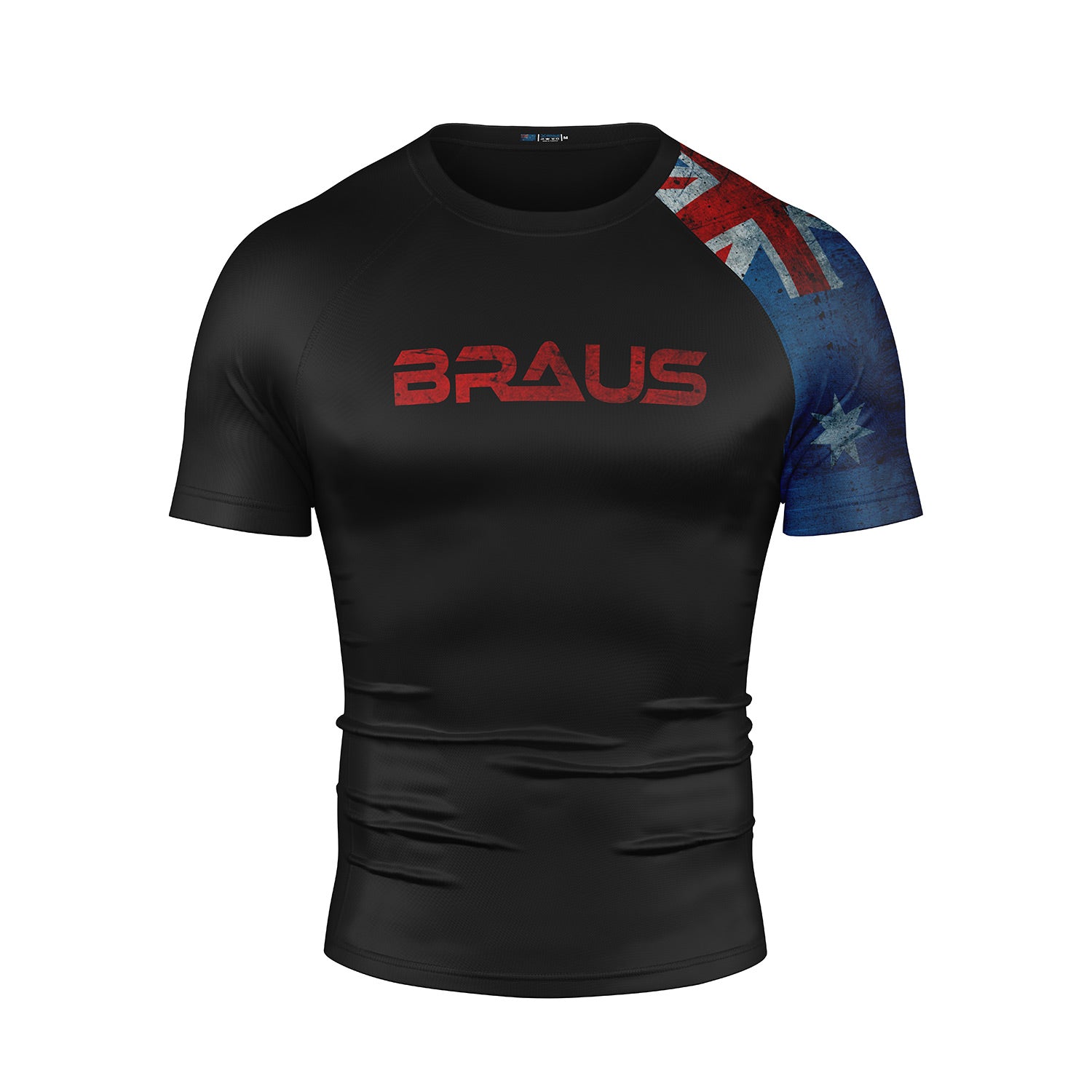 Braus Flags No Gi Rash Guard Australia - The Fight Club