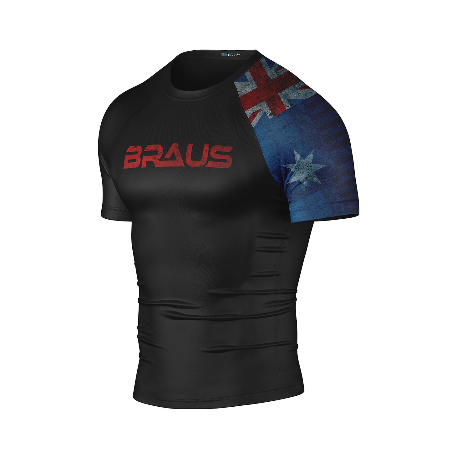 Braus Flags No Gi Rash Guard Australia - The Fight Club