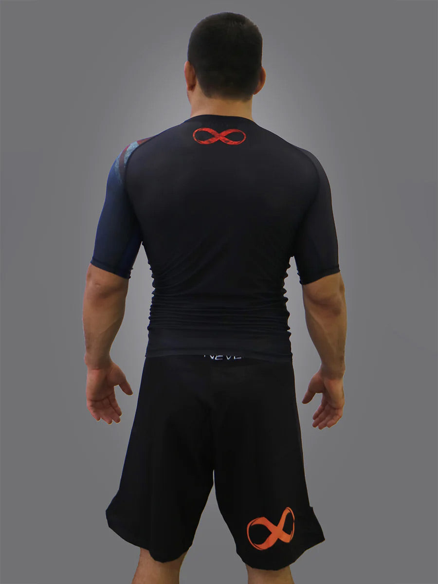 Braus Flags No Gi Rash Guard Australia - The Fight Club