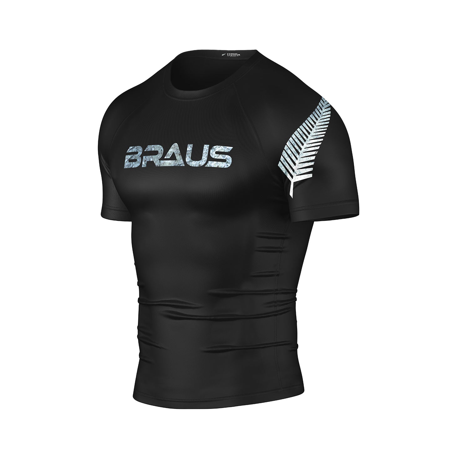 Braus Flags No Gi Rash Guard New Zealand - The Fight Club