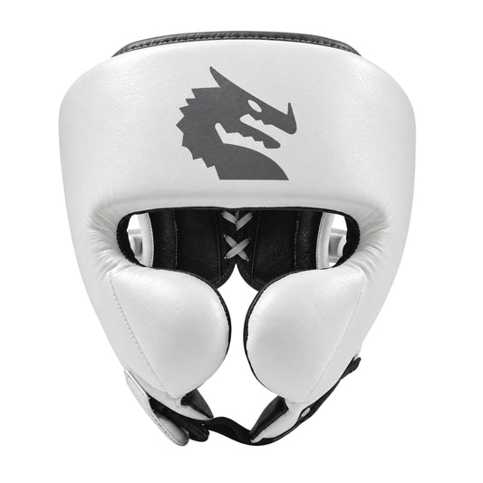 Morgan White Knight Combat Head Guard - The Fight Club