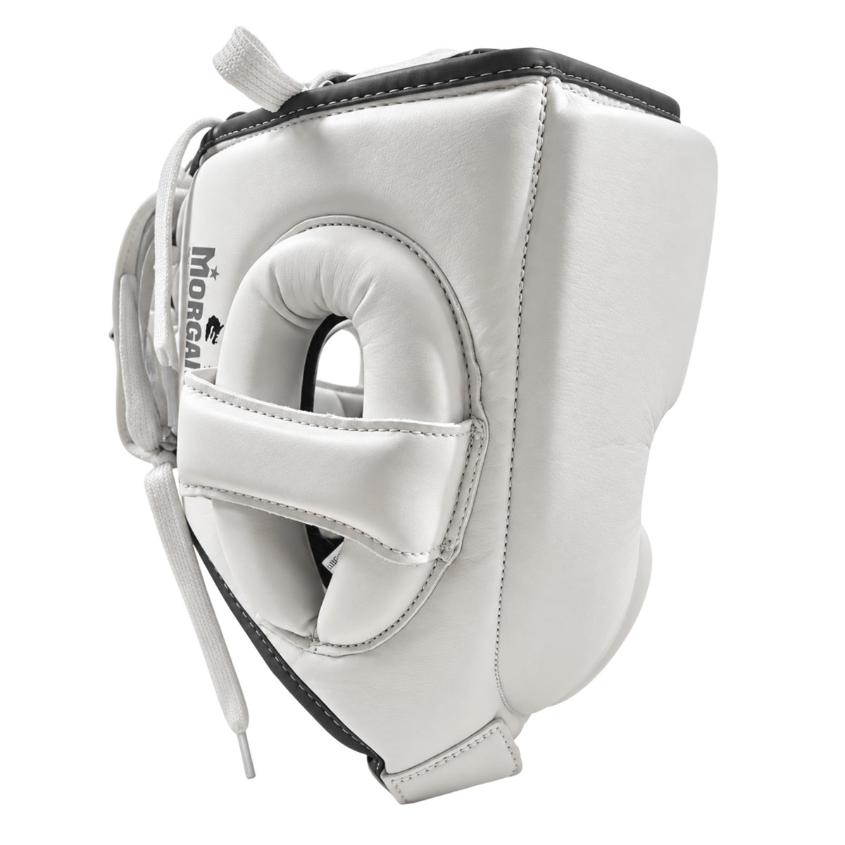 Morgan White Knight Combat Head Guard - The Fight Club