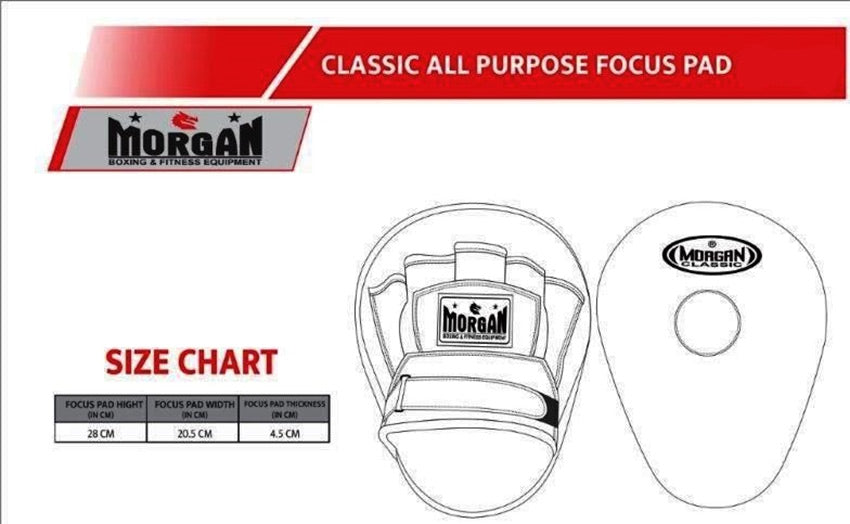 Morgan Classic All Purpose Focus Pads (Pair) - The Fight Club