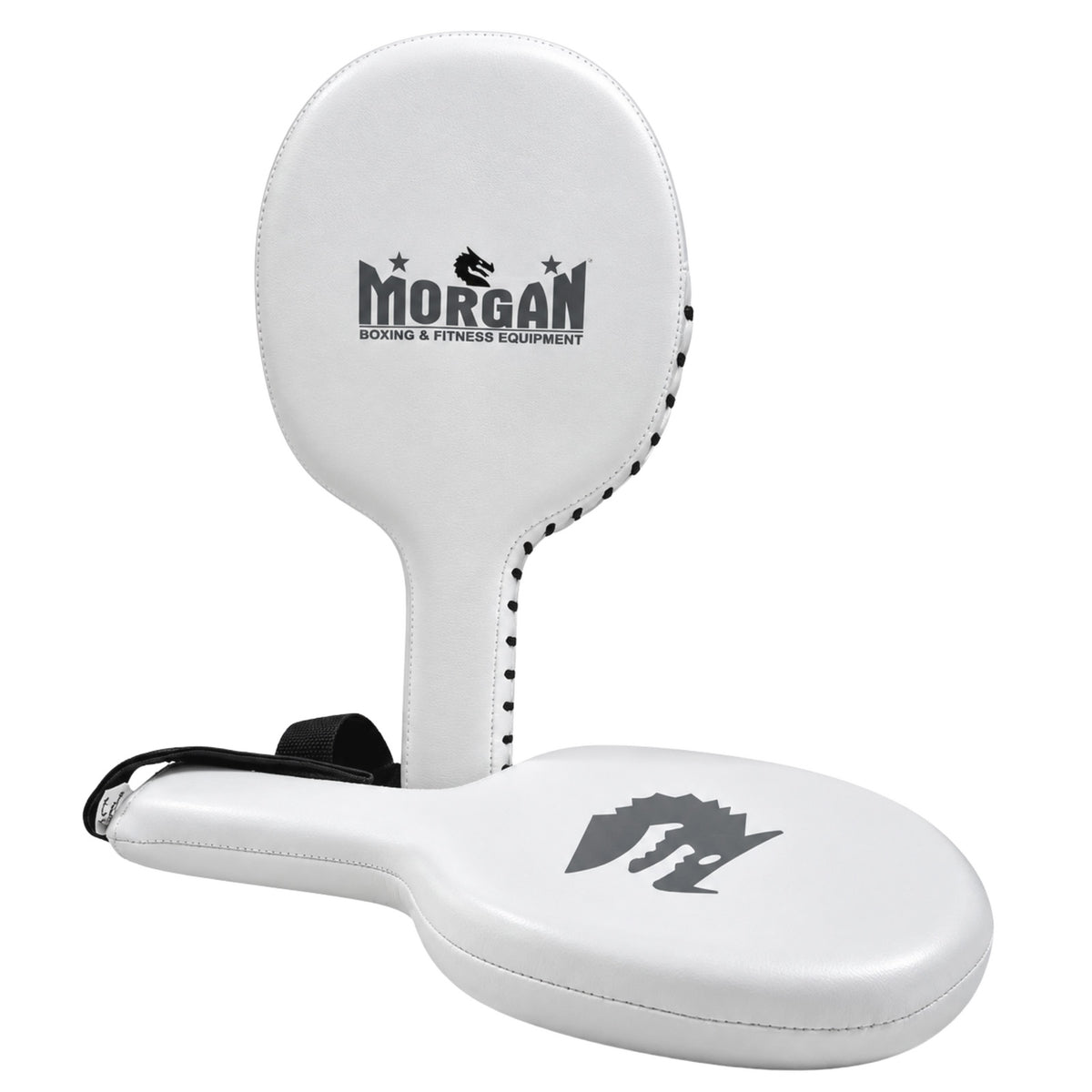 Morgan White Knight Punch Paddles (Pair) - The Fight Club