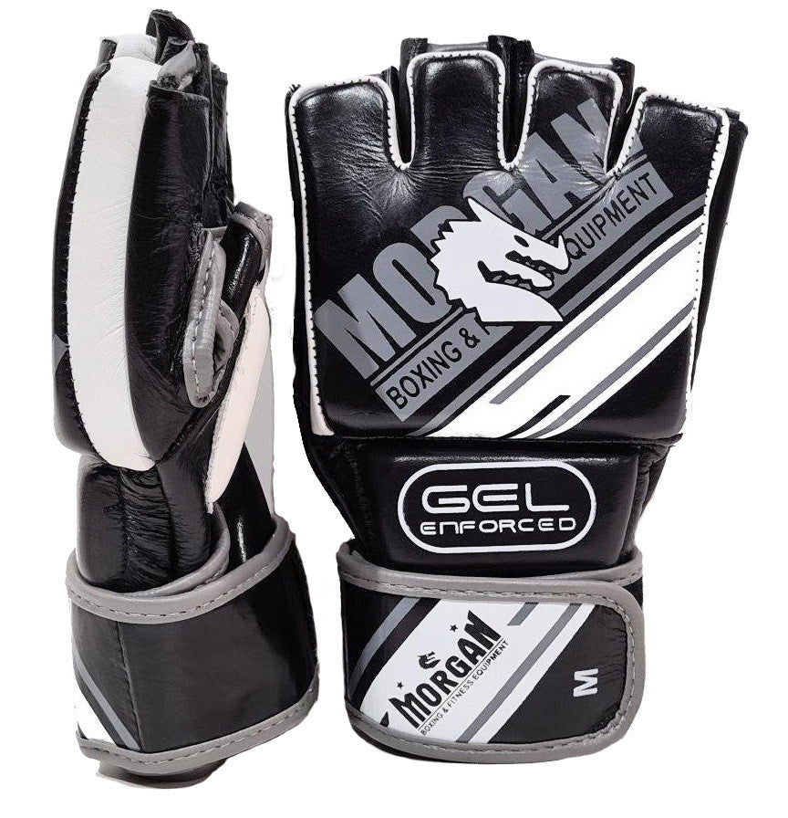 Morgan Aventus Gel MMA Hybrid Leather Bag Gloves - The Fight Club