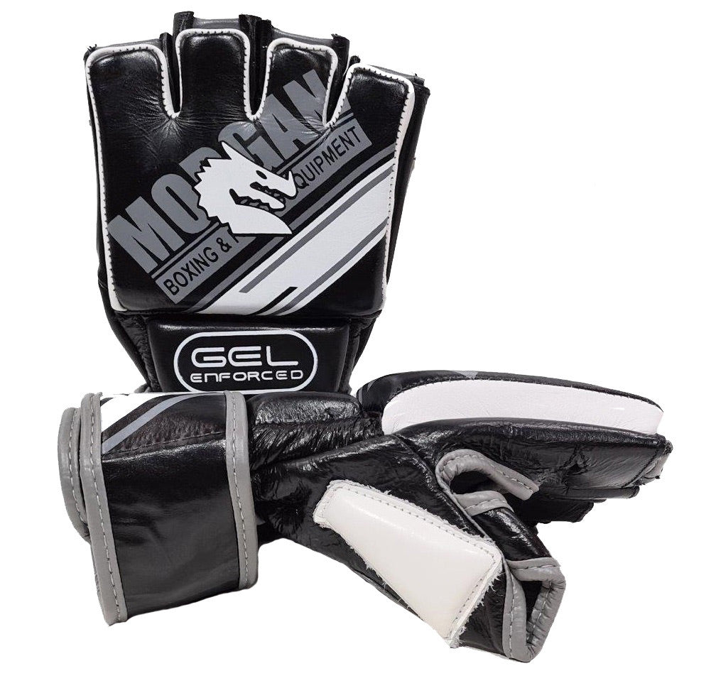 Morgan Aventus Gel MMA Hybrid Leather Bag Gloves - The Fight Club