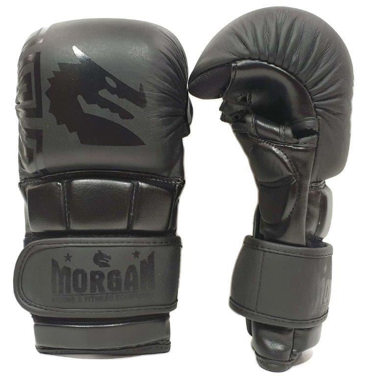 Morgan B2 Bomber Leather Shoto MMA Sparring Gloves - The Fight Club