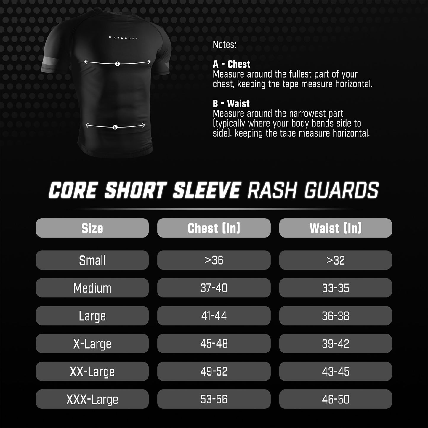 Hayabusa Core Short Sleeve Rash Guard Black