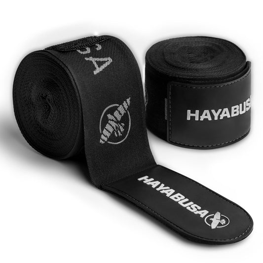 Hayabusa Deluxe Handwraps 4.5m Black - The Fight Club