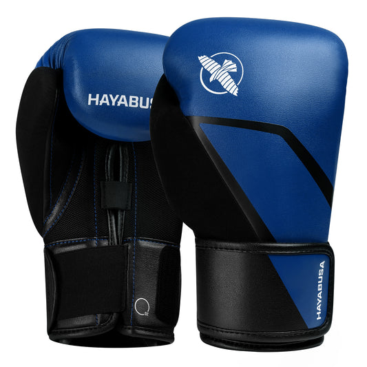 Hayabusa E1 Boxing Gloves Blue/Black - The Fight Club