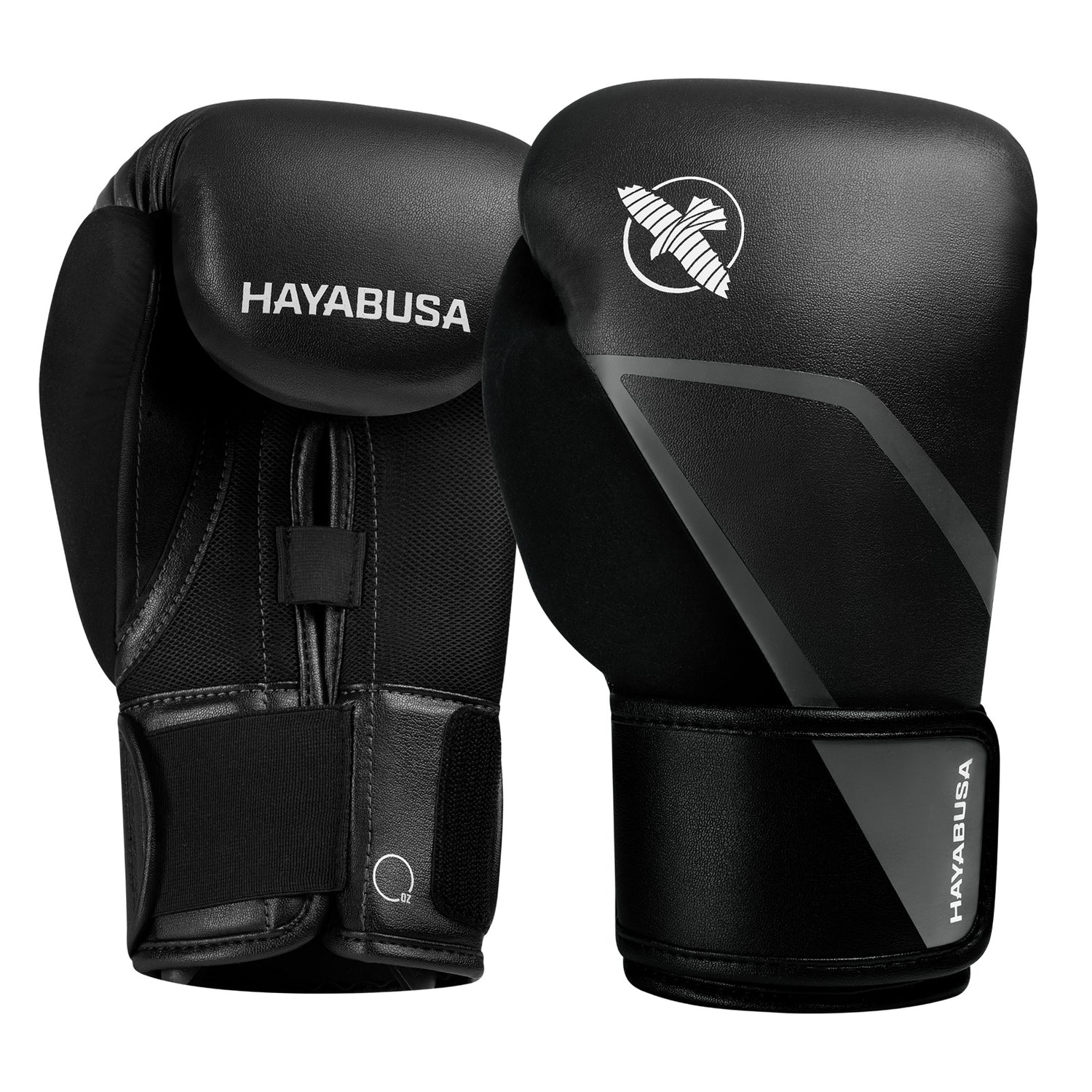 Hayabusa E1 Youth Boxing Gloves Black/Grey - The Fight Club