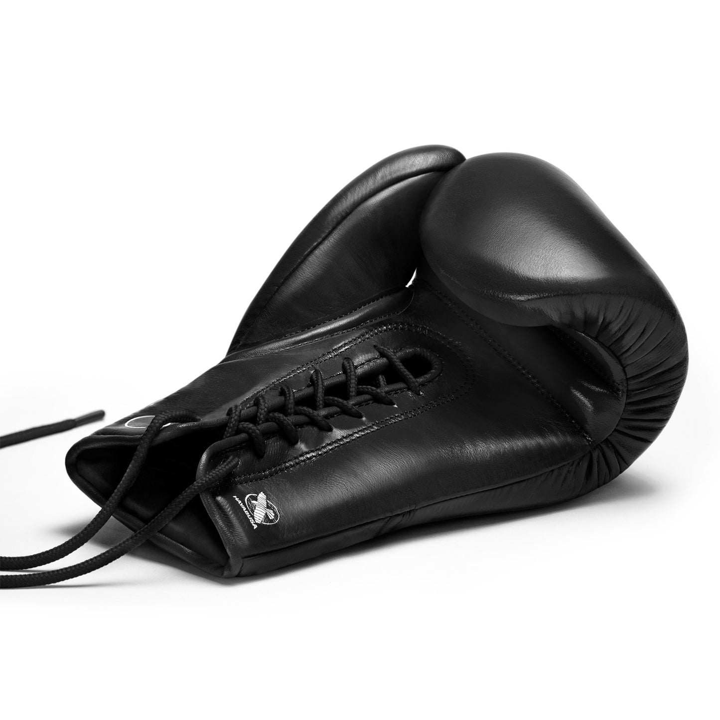 Hayabusa Pro Lace Boxing Gloves Black - The Fight Club