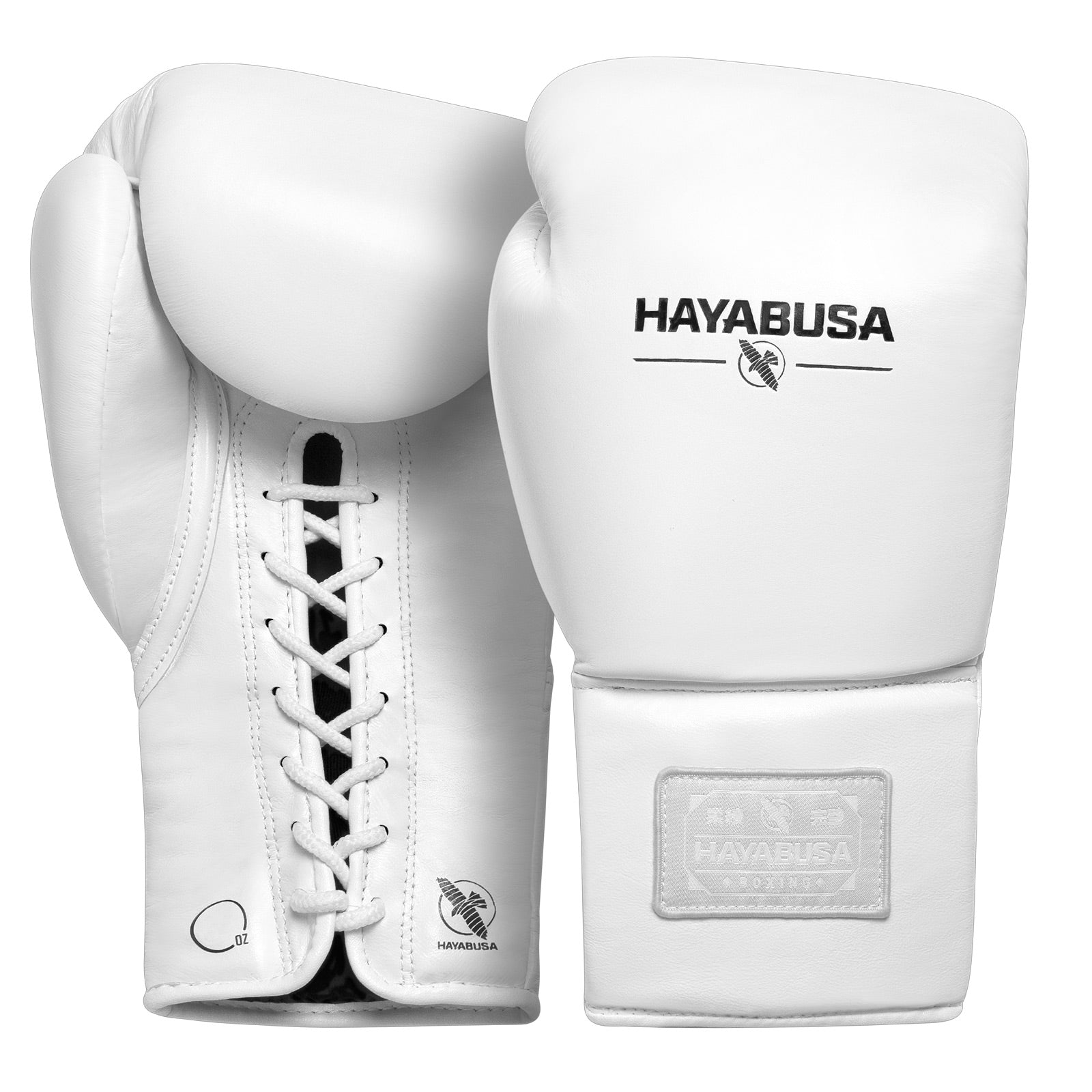 Hayabusa Pro Lace Boxing Gloves White - The Fight Club