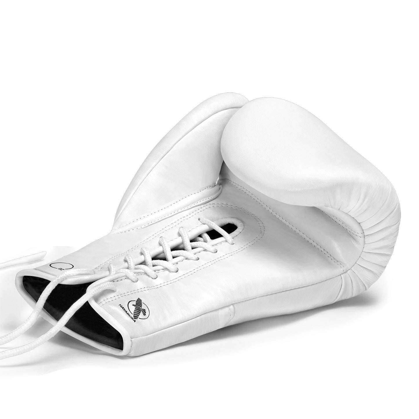 Hayabusa Pro Lace Boxing Gloves White - The Fight Club