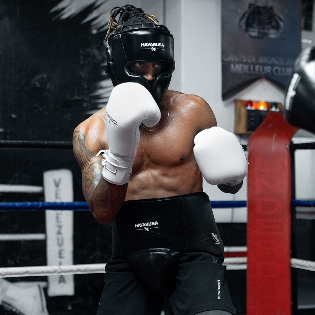 Hayabusa Pro Lace Boxing Gloves White - The Fight Club