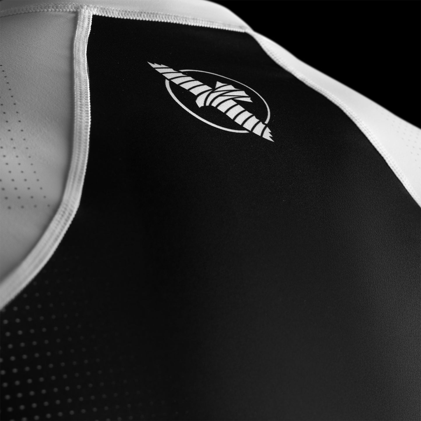 Hayabusa Pro Ranked Short Sleeve Rash Guard White - The Fight Club