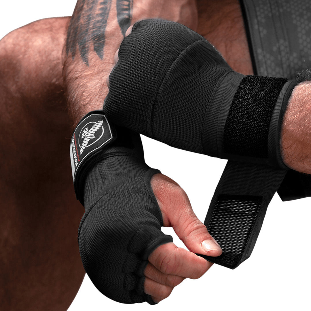 Hayabusa Quick Gel Hand Wraps Black - The Fight Club