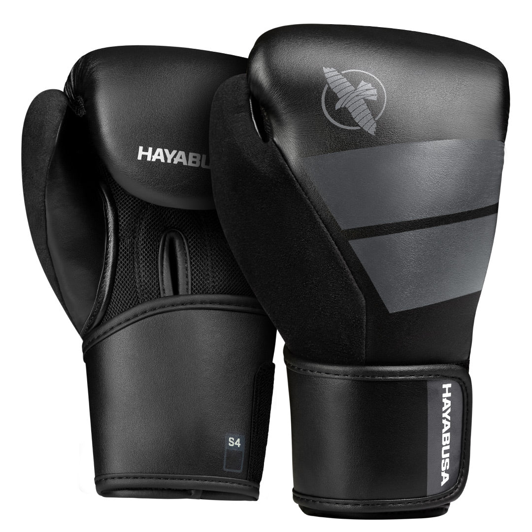 Hayabusa S4 Youth Boxing Glove Black - The Fight Club