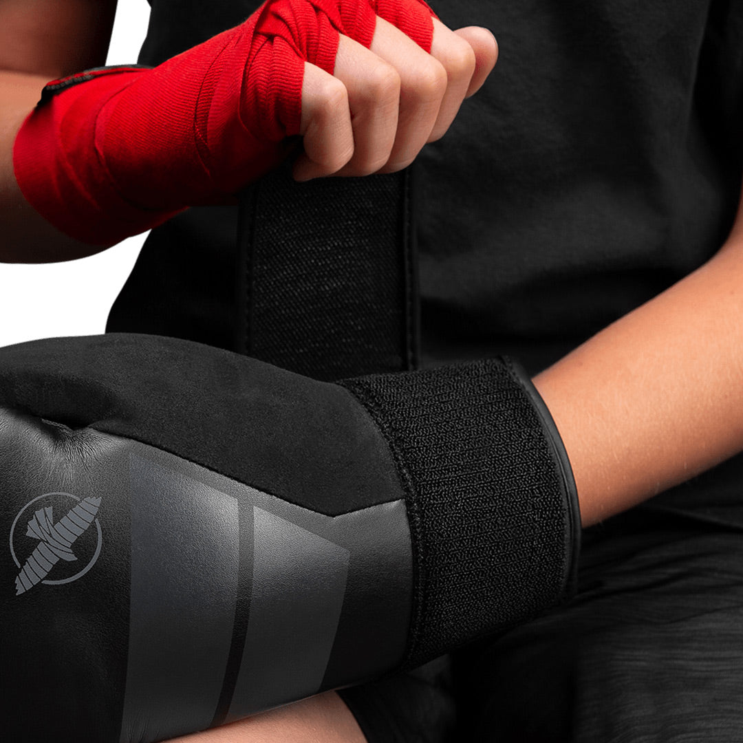 Hayabusa S4 Youth Boxing Glove Black - The Fight Club