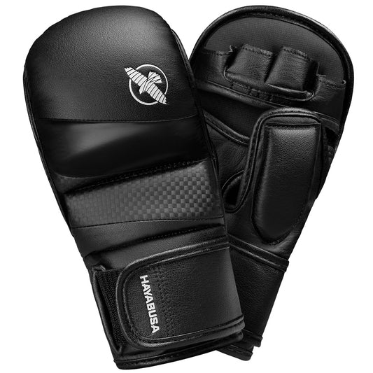 Hayabusa T3 7oz Hybrid Gloves Black - The Fight Club