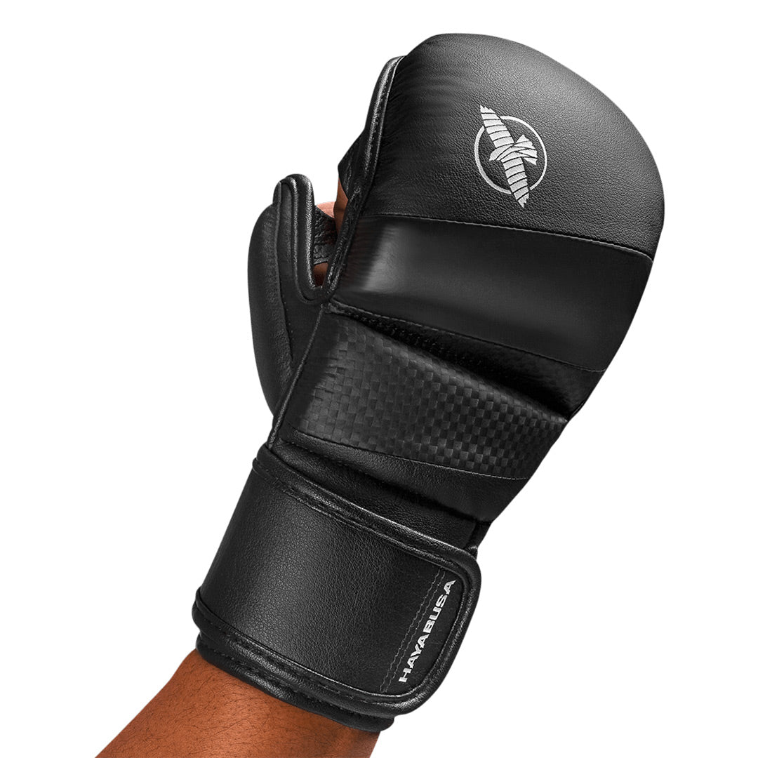 Hayabusa T3 7oz Hybrid Gloves Black - The Fight Club