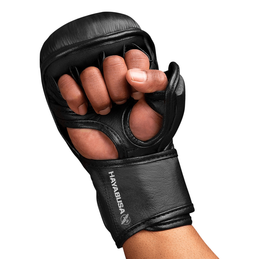 Hayabusa T3 7oz Hybrid Gloves Black - The Fight Club