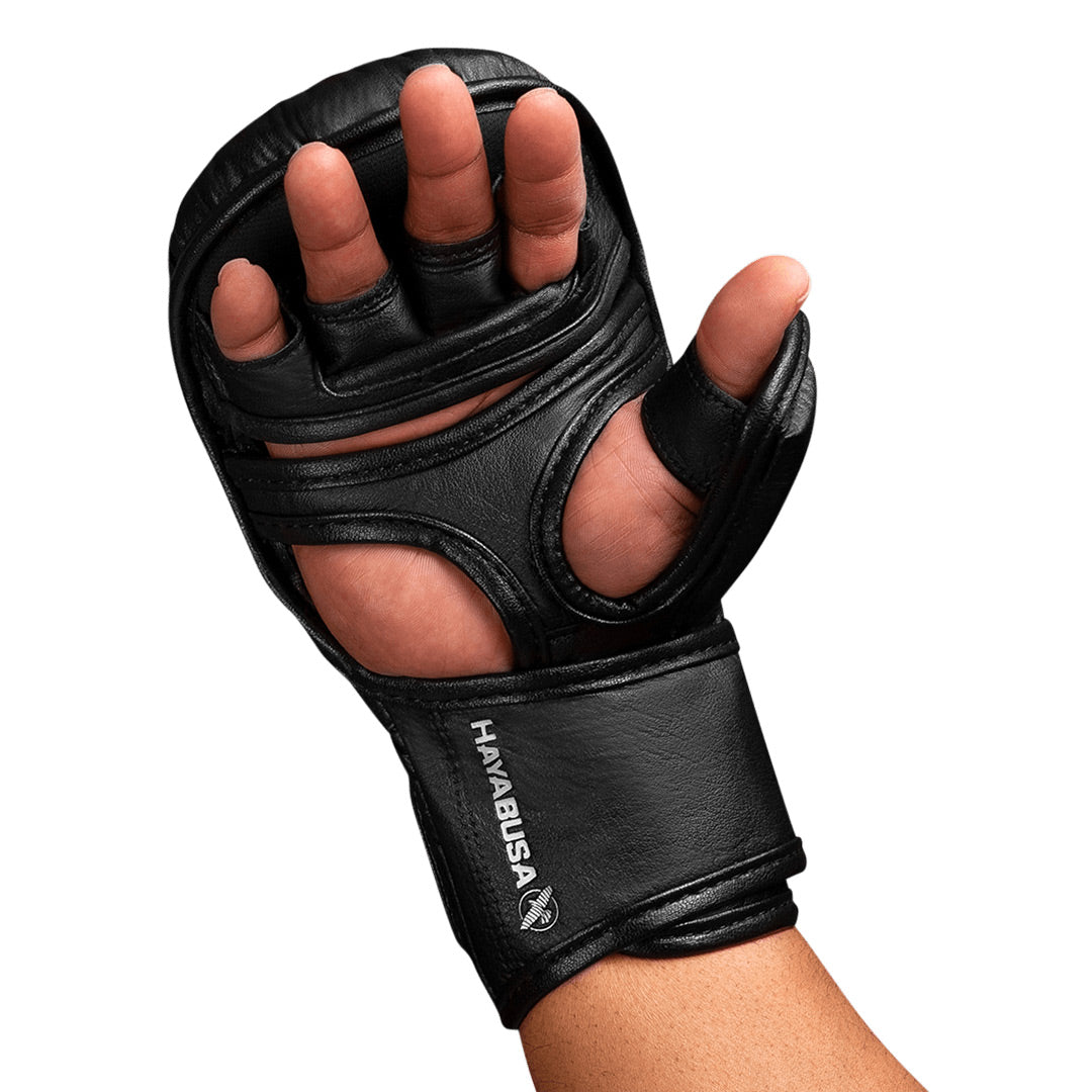 Hayabusa T3 7oz Hybrid Gloves Black - The Fight Club