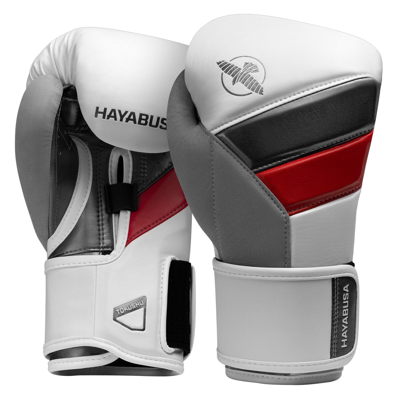 Hayabusa T3 Boxing Gloves White/Red Limited Edition - The Fight Club