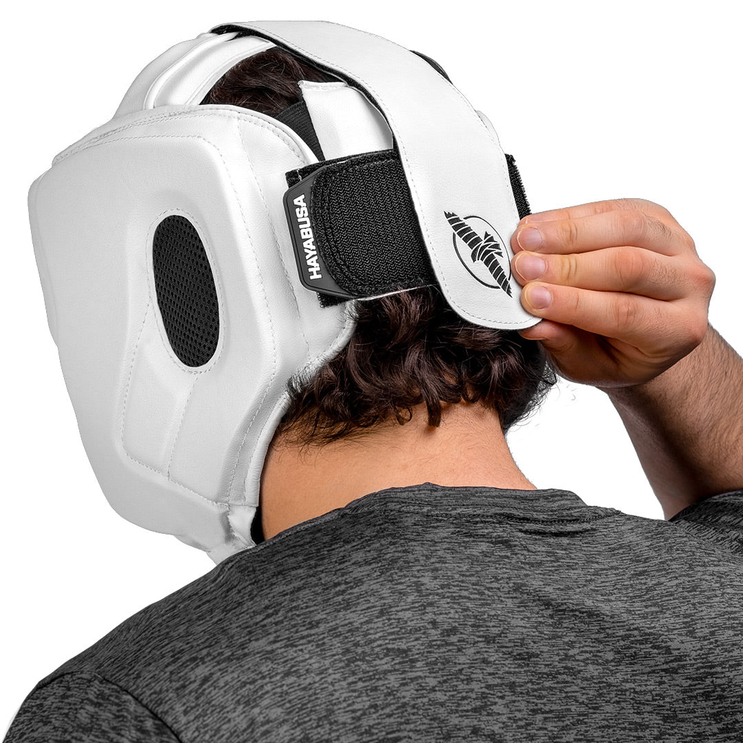 Hayabusa T3 Headgear White/Black - The Fight Club