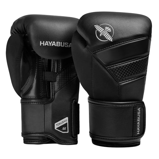 Hayabusa T3 Youth Boxing Gloves Black/Black - The Fight Club