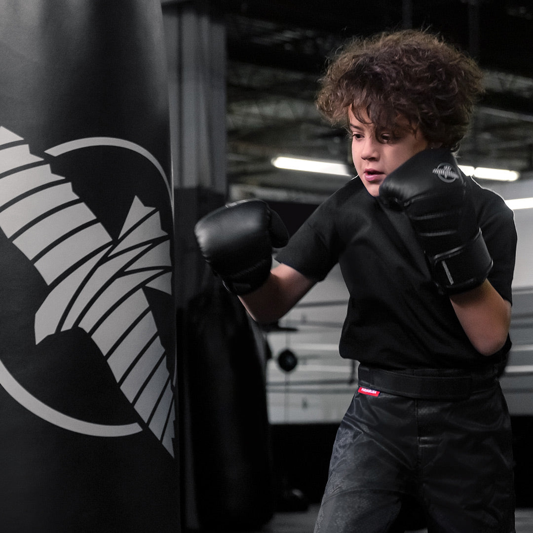 Hayabusa T3 Youth Boxing Gloves Black/Black - The Fight Club