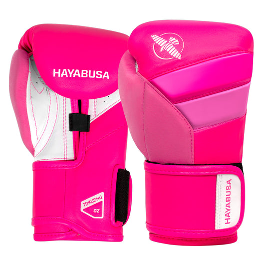 Hayabusa T3 Youth Boxing Gloves Neon Pink - The Fight Club