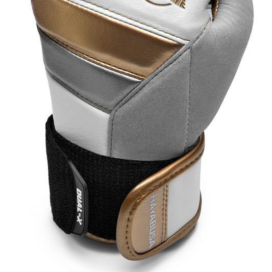 Hayabusa T3 Youth Boxing Gloves White/Gold - The Fight Club