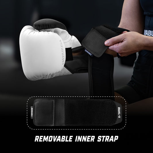 Hayabusa T360 Boxing Gloves White/Black - The Fight Club