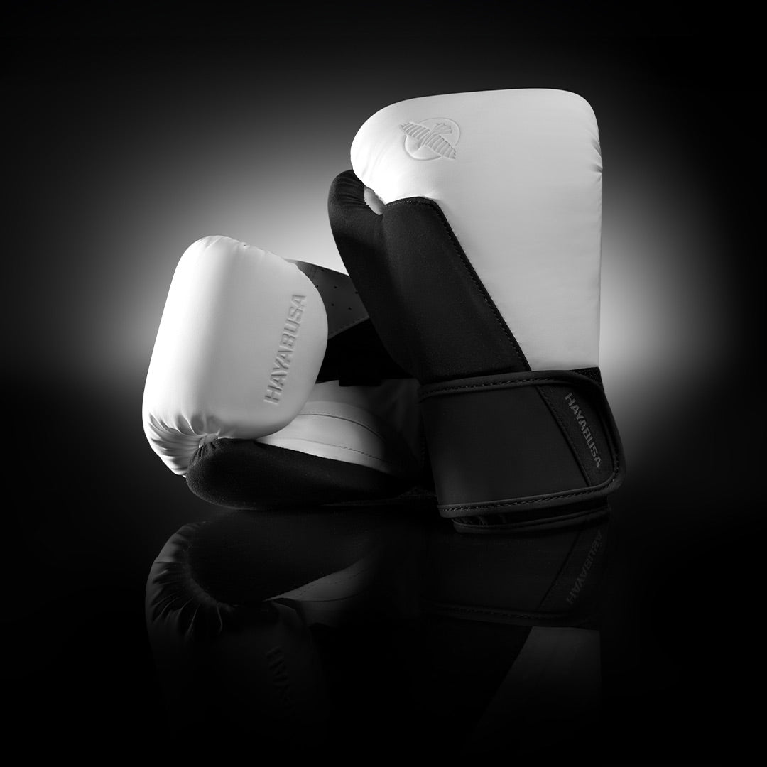 Hayabusa T360 Boxing Gloves White/Black - The Fight Club