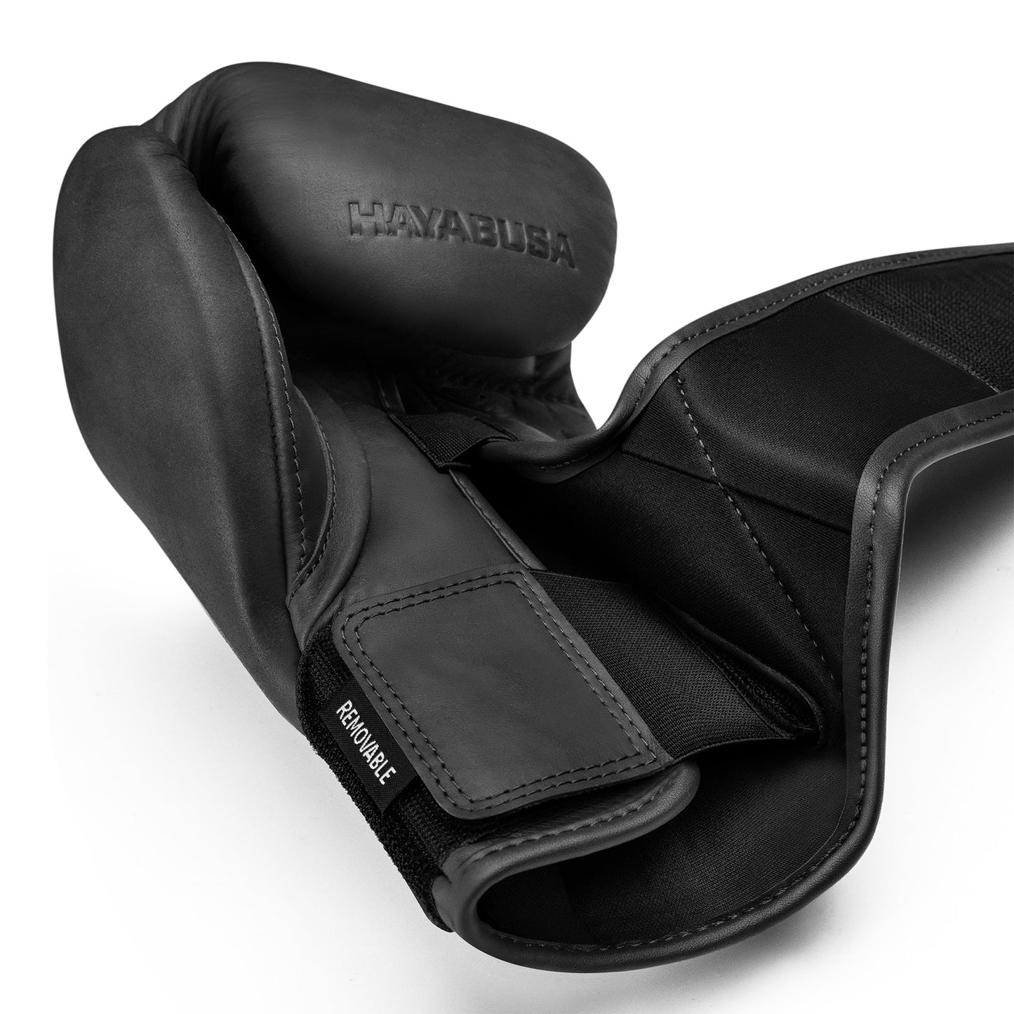 Hayabusa T360 Leather Boxing Gloves Black - The Fight Club